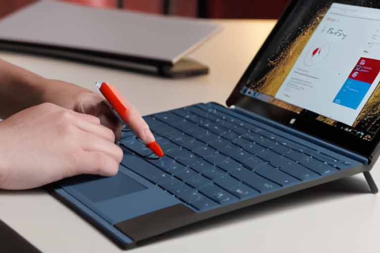 ¿Cómo puedo solucionar si al encender aparece una barra roja con un candado abierto en un Surface Pro 4?