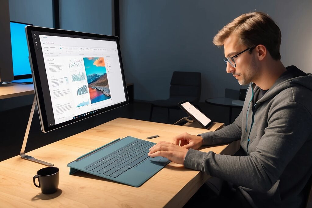 ¿ Cómo solucionar si mi Surface Pro 8 no reconoce el teclado Microsoft acoplado ?