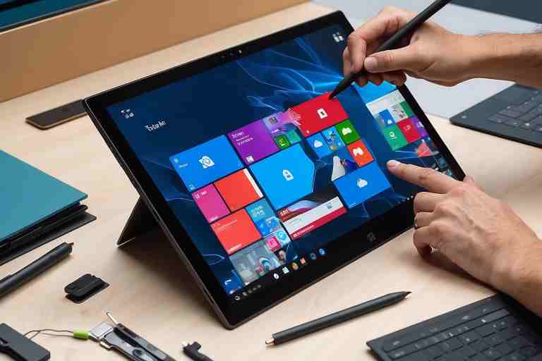 ¿Cómo reparar una pantalla táctil que no responde en Surface Pro 7?