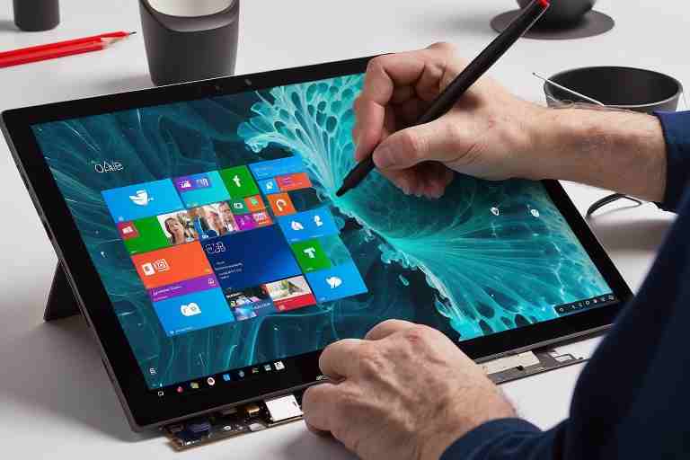 ¿Cómo reparar una pantalla táctil que no responde en Surface Pro 7?
